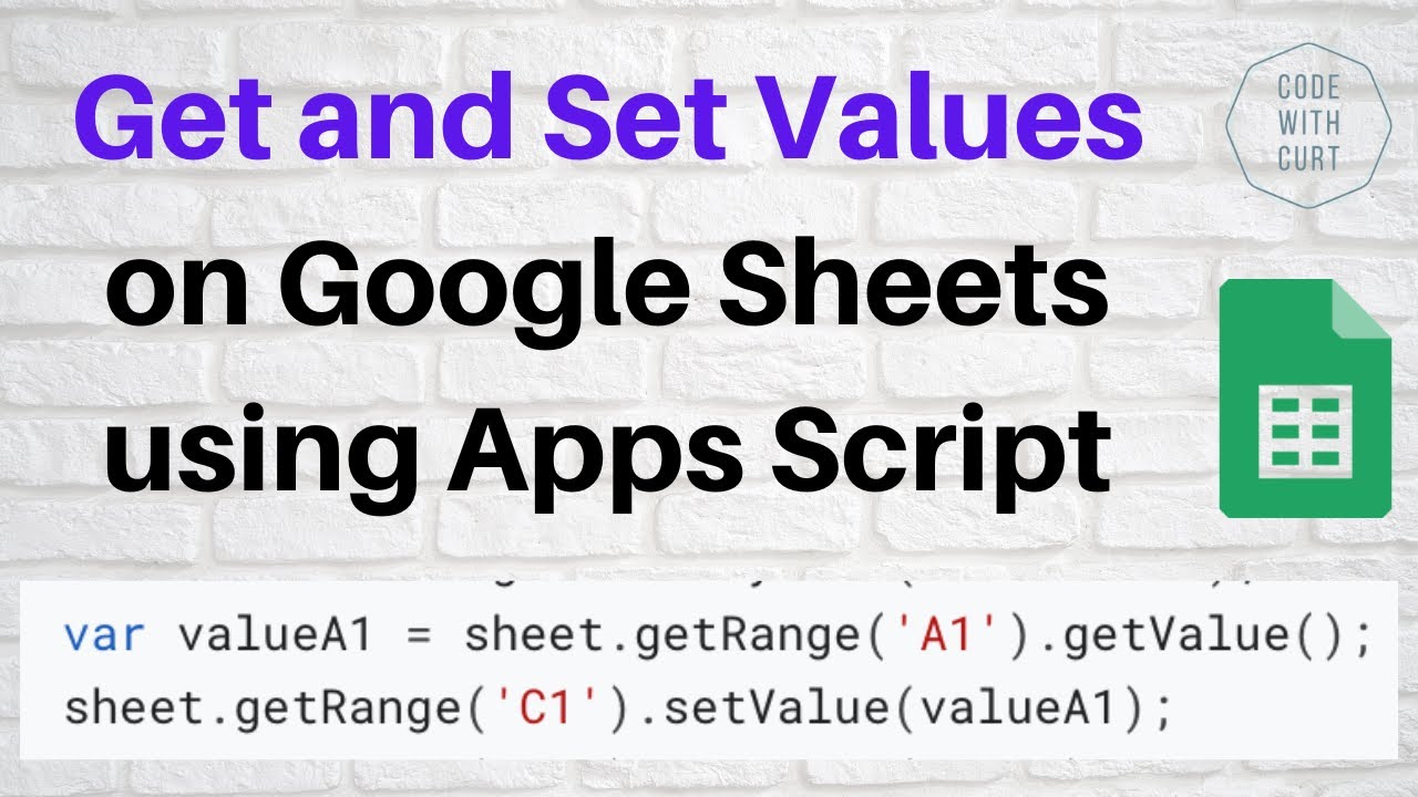 【IT関連動画まとめ】Google Apps Script – Get and Set Values on Google Sheets